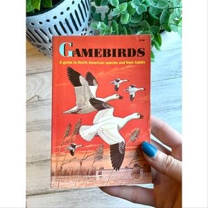 🍒2/$25 Vintage 1960’s Gamebirds field guide, 60s bird watcher book